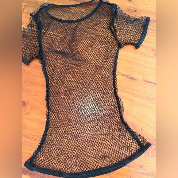 🔥 Victoria’s Secret Fishnet Swimsuit Cover-Up 🔥🌴 sz Small - Picture 6 of 6